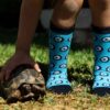 kids turtle blue socks sikasok