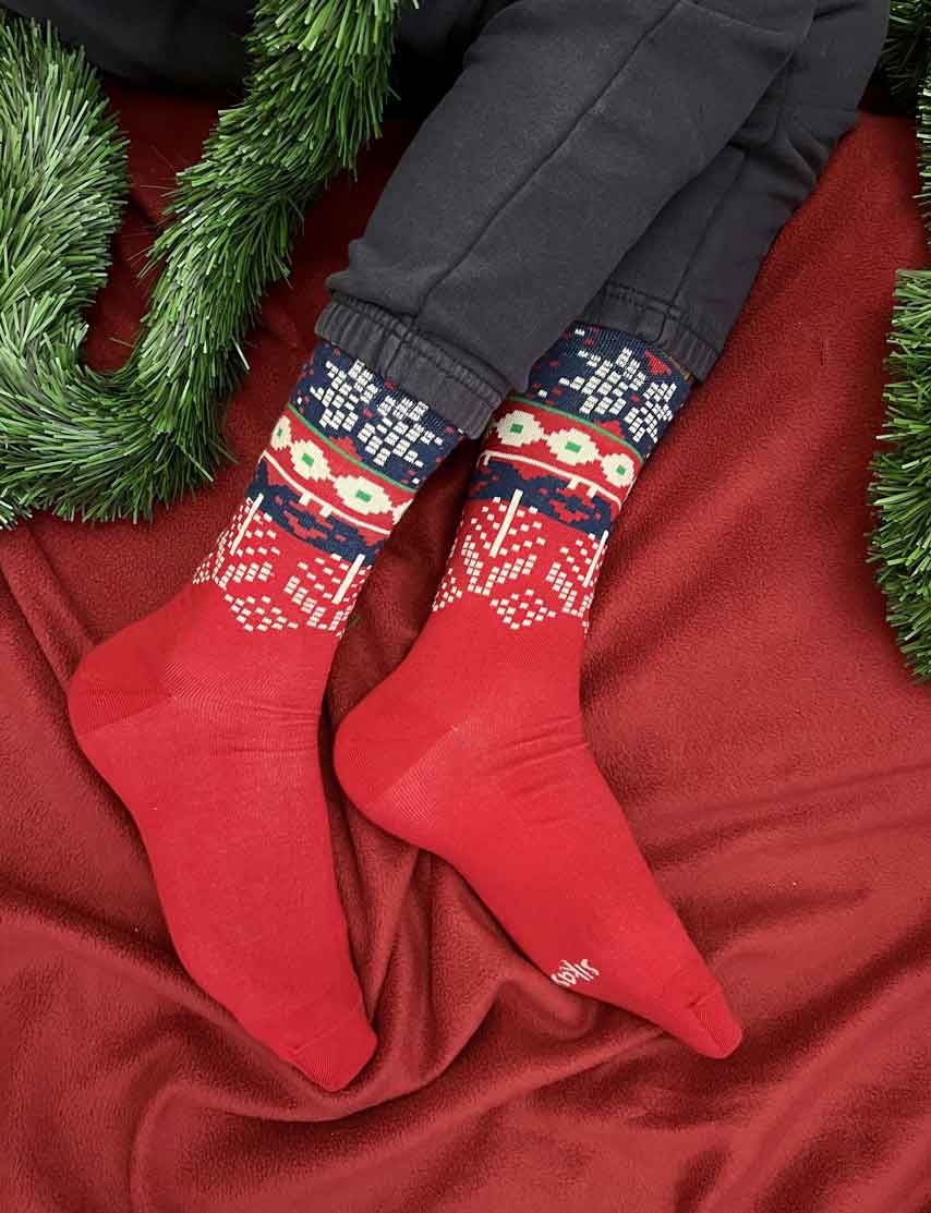 siaksok crochet socks christmas