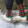 funky socks on snow sikasok