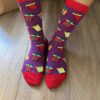 gift purple socks long sikasok